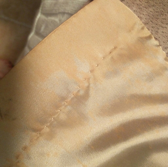 Vintage large lapel suede and fur belted jacket - Picture 7 of 8